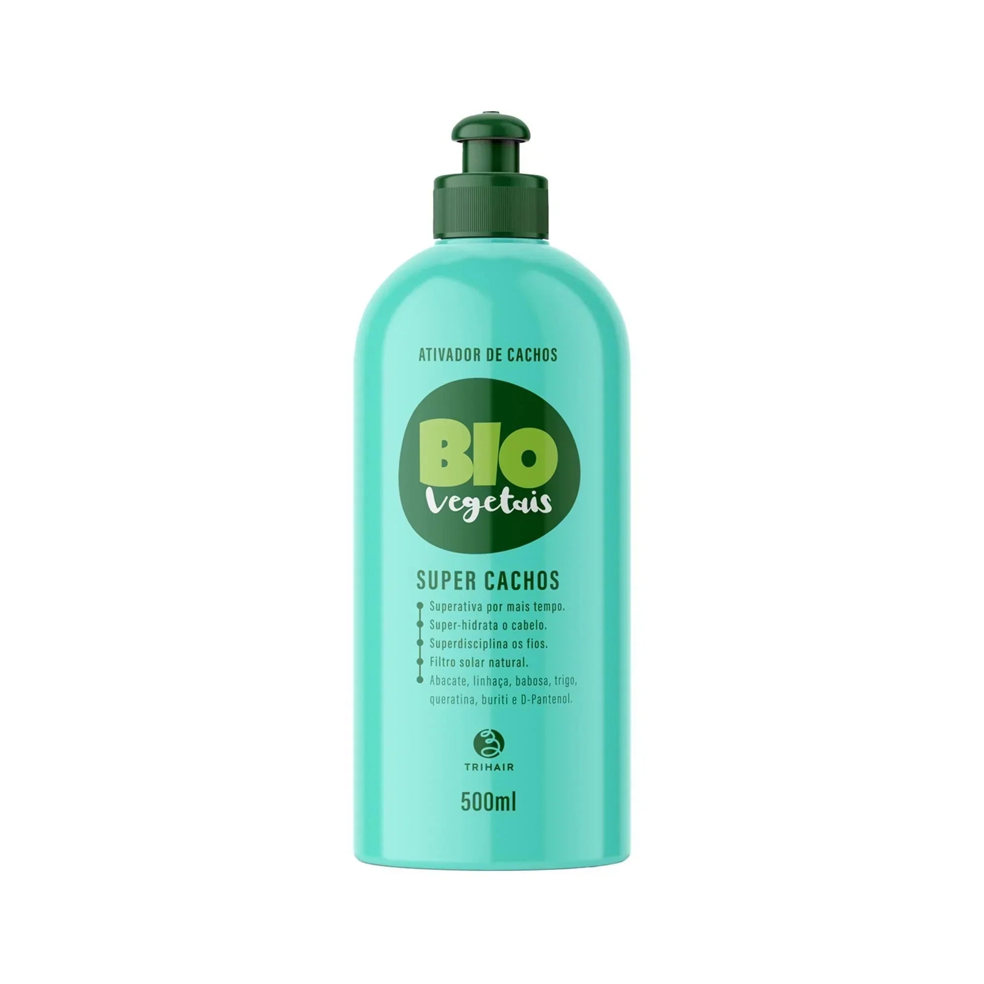Ativador Super Cachos Biovegetais - 500 ml - Trihair Cosméticos